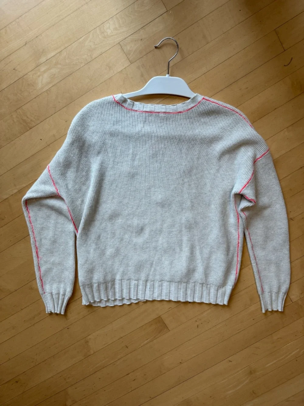 Lisa Todd 'What's the Scoop' cream sweater, M, 2630 - Picture 5 of 5
